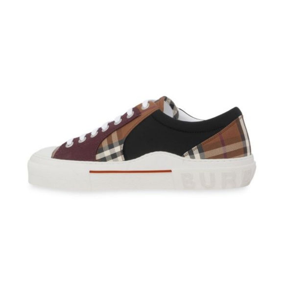 Burberry Men's Kai Low Top Check Sneakers - Picture 4 of 5